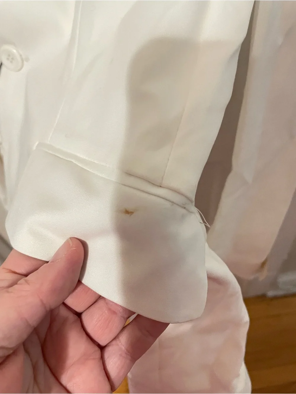 Men's White Single-Breasted Blazer - Classic Tailored Style